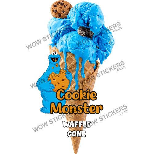 Ice cream van sticker - ice,